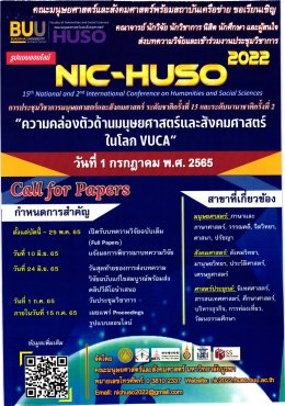 ประชุมวิชาการมนุษยศาสตร์และสังคมศาสตร์ระดับชาติครั้งที่ 15 และระดับนานาชาติครั้งที่ 2