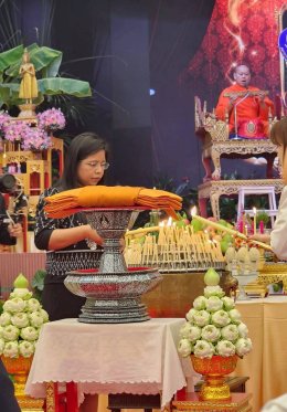 สถาบันวิจัยและพัฒนา มหาวิทยาลัยสวนดุสิต เข้าร่วมพิธีเทศน์มหาชาติเวสสันดรชาดก บูชากัณฑ์เทศน์และร่วมเป็นเจ้าภาพกัณฑ์เทศน์มหาชาติ