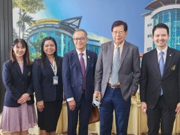 สถาบันวิจัยและพัฒนา มหาวิทยาลัยสวนดุสิต รายงานผลงานการประกวดงานวิจัยและนวัตกรรมในเวทีระดับนานาชาติ พร้อมจัดแสดงบูธนิทรรศการ ต่อที่ประชุมสภามหาวิทยาลัย