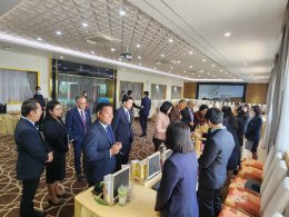 สถาบันวิจัยและพัฒนา มหาวิทยาลัยสวนดุสิต รายงานผลงานการประกวดงานวิจัยและนวัตกรรมในเวทีระดับนานาชาติ พร้อมจัดแสดงบูธนิทรรศการ ต่อที่ประชุมสภามหาวิทยาลัย