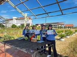 สถาบันวิจัยและพัฒนานำทีมหอมขจรฟาร์มเข้าร่วมจัดกิจกรรมกับโรงเรียนสาธิตละอออุทิศ