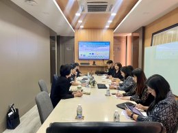 มหาวิทยาลัยสวนดุสิต จัดประชุมหารือความร่วมมือด้านการวิจัยอาหารกับสำนักงานพัฒนาการวิจัยการเกษตร (องค์การมหาชน) (สวก.)