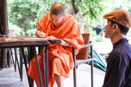 ทำงานถวายพระอาจารย์ ว.วชิรเมธี ไร่เชิญตะวัน เชียงราย  Work for serving Phra Ajarn Vachirametee Rai Cherntawan Chiang Rai.
