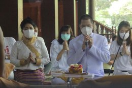 ทอดผ้าป่าสามัคคีสมทบทุนสร้างหอพระไตรปิฎก ณ วัดป่าบ้านใหม่ จังหวัดอุดรธานี