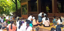 ทอดผ้าป่าสามัคคีสมทบทุนสร้างหอพระไตรปิฎก ณ วัดป่าบ้านใหม่ จังหวัดอุดรธานี