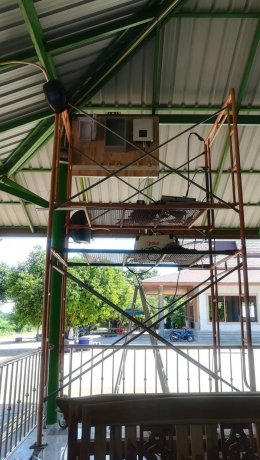 ติดตั้งระบบไฟฟ้าโซล่าเซลล์ วัดซำขามถ้ำยาว