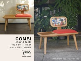 COMBI chair+table (WOOD)