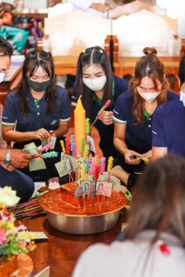 ร่วมทำกิจกรรมทำบุญถวายเทียนพรรษา ประจำปี 2566