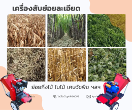 เครื่องสับหญ้า ย่อยกิ่งไม้ อเนกประสงค์ งานละเอียด