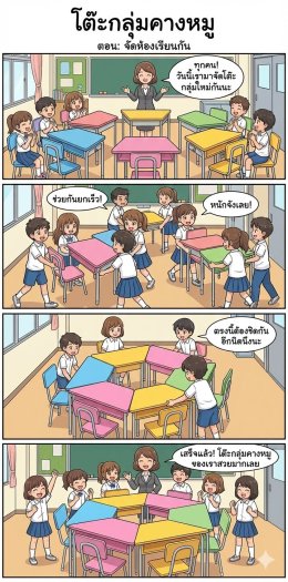 จัดห้องเรียนทำกิจกรรมกันดีกว่านักเรียนทุกคน