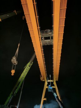ติดตั้ง Gantry Crane Capacity 15 Tons