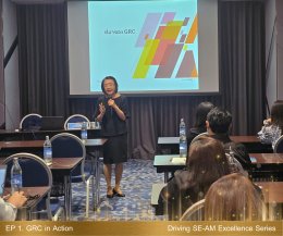 IRDP ได้จัดการเปิดอบรมหลักสูตร Driving SE-AM Excellence Series ใน EP.1 GRC in Action