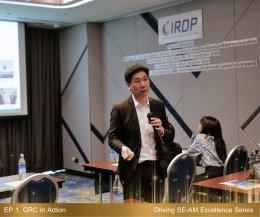 IRDP ได้จัดการเปิดอบรมหลักสูตร Driving SE-AM Excellence Series ใน EP.1 GRC in Action