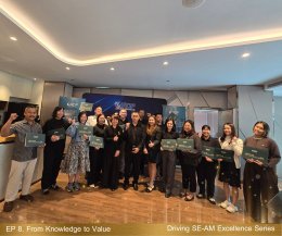 หลักสูตร Driving SE-AM Excellence Series ใน EP 8. From Knowledge to Value: ต่อยอดการจัดการความรู้สู่การสร้างนวัตกรรมที่จับต้องได้