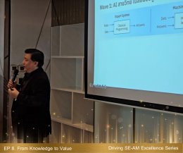 การเปิดอบรมหลักสูตร Driving SE-AM Excellence Series ใน EP 6. Mastering Digital Technology (DT) for Organizational Impact: เจาะลึกการพัฒนาเทคโนโลยีดิจิทัล (DT)