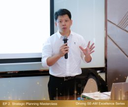 เมื่อวันที่ 20-22 เมษายน 2569 ที่ผ่านมา IRDP ได้จัดการเปิดอบรมหลักสูตร Driving SE-AM Excellence Series ในEP 2. Strategic Planning Masterclass: แปลงกลยุทธ์สู่การปฏิบัติจริงให้สำเร็จและวัดผลได้