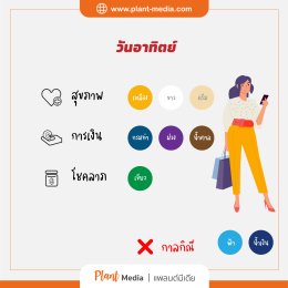 สีมงคลประจำวันเกิด วันอาทิตย์_Plant Media
