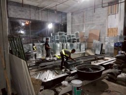 โครงการก่อสร้าง ร้านนักล่าหมูกระทะ สาขา โลตัส ศรีราชา จ.ชลบุรี