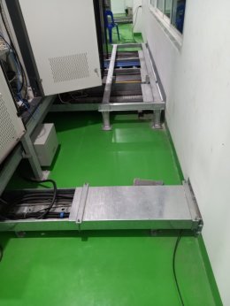 งานติดตั้งพื้นยกระดับ RaisedFloor HPL โรงงานน้ำตาล ราชบุรี ห้อง Control DCS Room 