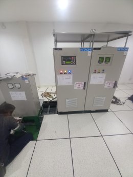 งานติดตั้งพื้นยกระดับ RaisedFloor HPL โรงงานน้ำตาล ราชบุรี ห้อง Control DCS Room 