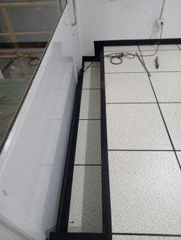 งานติดตั้งพื้นยกระดับ RaisedFloor HPL โรงงานน้ำตาล ราชบุรี ห้อง Control DCS Room 