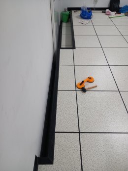 งานติดตั้งพื้นยกระดับ RaisedFloor HPL โรงงานน้ำตาล ราชบุรี ห้อง Control DCS Room 