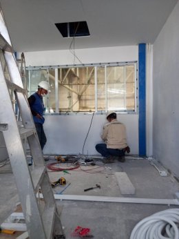 งานติดตั้ง พื้นยกระดับ Raised Floor  ห้องควบคุม(Control Room) บริษัท เทอราโกร เฟอร์ติไลเซอร์ จำกัด(ปุ๋ยตรามงกุฏ) อ.นครหลวง จ.พระนครศรีอยุธยา