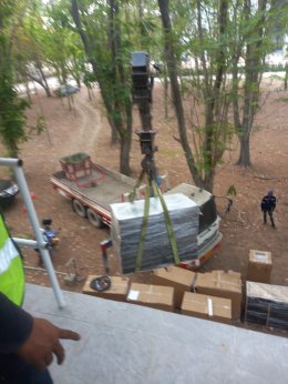 งานติดตั้งแผ่น RaisedFloor HPL Woodcore 