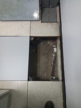 งานติดตั้งแผ่น RaisedFloor HPL Woodcore 