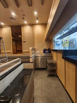 โครงการก่อสร้าง ร้านชินคันเซ็น สาขา โรบินสันไลฟ์สไตล์ บ่อวิน จ.ชลบุรี
