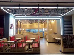 โครงการก่อสร้าง ร้านชินคันเซ็น สาขา โรบินสันไลฟ์สไตล์ บ่อวิน จ.ชลบุรี
