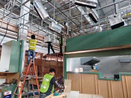 โครงการก่อสร้าง ร้านชินคันเซ็น สาขา โลตัส ศรีราชา จ.ชลบุรี