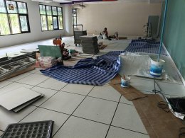 โครงการ ติดตั้งพื้นยกระดับ Raised Floor  พื้นที่ 140 ตรม สูง 30 ซ.ม 