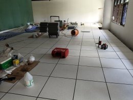 โครงการ ติดตั้งพื้นยกระดับ Raised Floor  พื้นที่ 140 ตรม สูง 30 ซ.ม 