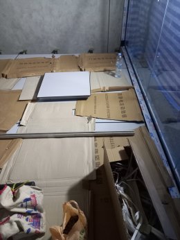 งานติดตั้งพื้นยกระดับ สูง 25 ซ.ม RaisedFloor HPL ห้อง Server Room 