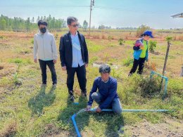 เมื่อวันที่ 25 มกราคม 2566 สหกรณ์การเกษตรท่าบ่อ จำกัดลงพื้นที่ตรวจเยี่ยมและแนะนำสมาชิกสหกรณ์ที่เข้าร่วม“โครงการขับเคลื่อนการประยุกต์ใช้ปรัชญาของเศรษฐกิจพอเพียงในสหกรณ์และกลุ่มเกษตรกร”ปี 2566