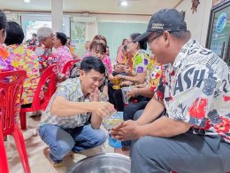 สหกรณ์การเกษตรท่าบ่อ จำกัด ร่วมกับสมาคมฉาปนกิจสงเคราะห์ของสมาชิกและพนักงานสหกรณ์การเกษตรท่าบ่อ จำกัด "ร่วมจัดกิจกรรมรดน้ำดำหัว เทศกาลวันสงกรานต์" ประจำปี 2566