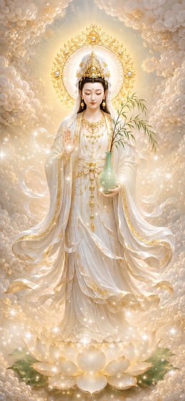 Guan Yin Bodhisattva Mobile Wallpaper