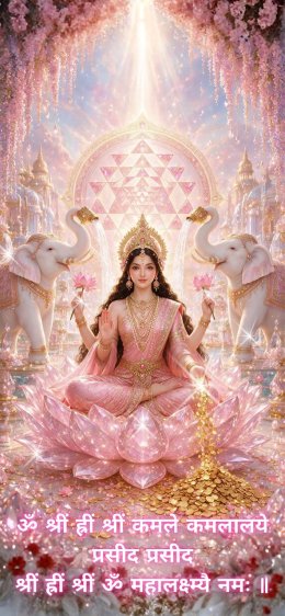 吉祥天女「象头财富相」主题壁纸