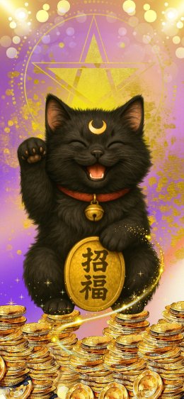 招财猫壁纸（第二代）