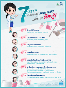 7 Step เรียงลำดับการใช้ Skin Care ที่สาวๆ ต้องรู้!