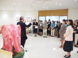 Deliver “Chiang Rai Art Elephant” to Japanese Association in Thailand