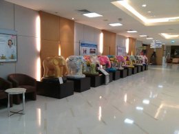 Chiang Rai Art Elephant at Bangkok Hospital