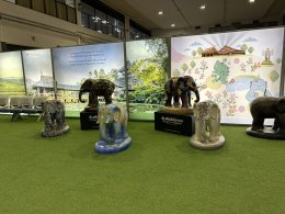 Deliver "Chiang Rai Art Elephant" to Mae Fah Luang Chiang Rai International Airport