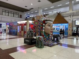 Deliver "Chiang Rai Art Elephant" to Mae Fah Luang Chiang Rai International Airport