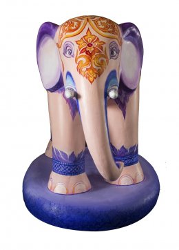 01. Pot-shaped elephant with the flower pot of integrity