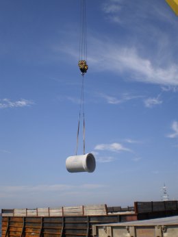 CCP ผู้นำด้าน Precast for Infrastructures ขอเสนอ ผลงาน ท่อระบายน้ำชนิดปากระฆัง BELL TYPE DRAIN PIPE ของ CCP ส่งไปประเทศพม่า