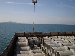 CCP ผู้นำด้าน Precast for Infrastructures ขอเสนอ ผลงาน ท่อระบายน้ำชนิดปากระฆัง BELL TYPE DRAIN PIPE ของ CCP ส่งไปประเทศพม่า