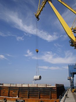 CCP ผู้นำด้าน Precast for Infrastructures ขอเสนอ ผลงาน ท่อระบายน้ำชนิดปากระฆัง BELL TYPE DRAIN PIPE ของ CCP ส่งไปประเทศพม่า