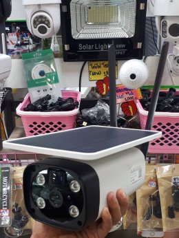 กล้อง IP CAMERA วงจรปิดพลังงานแสงอาทิตย์ โซล่าเซลล์